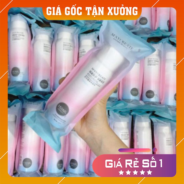 [Chính hãng] Xịt chống nắng trắng da Maycreate 150ml
