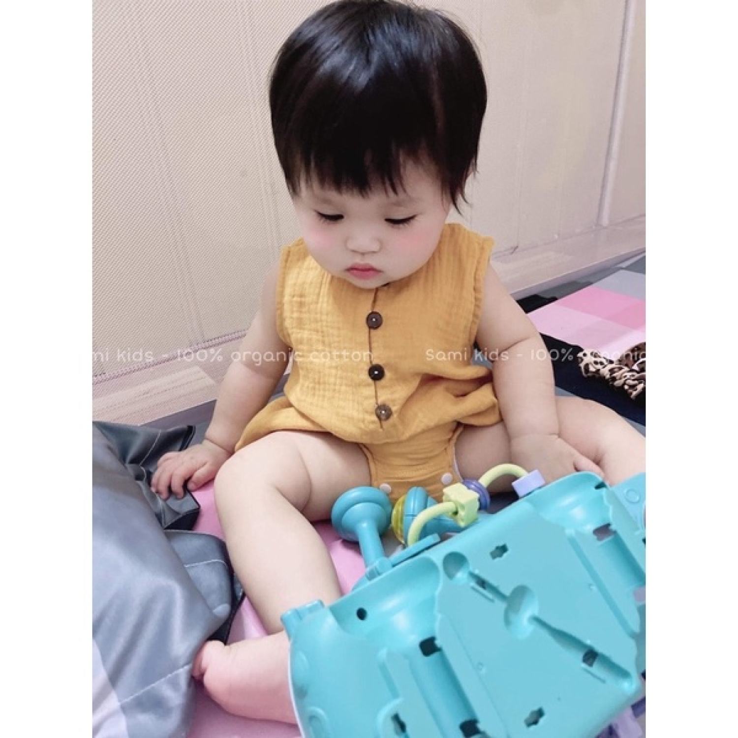 Body suit xô siêu thoáng cho bé