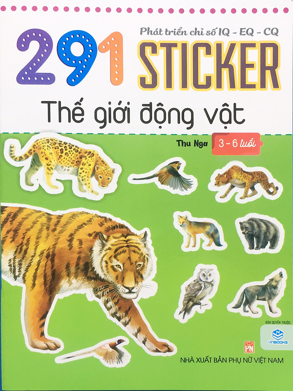 [ Sách Chính Hãng ] 291 sticker thế giới động vật - NTbooks