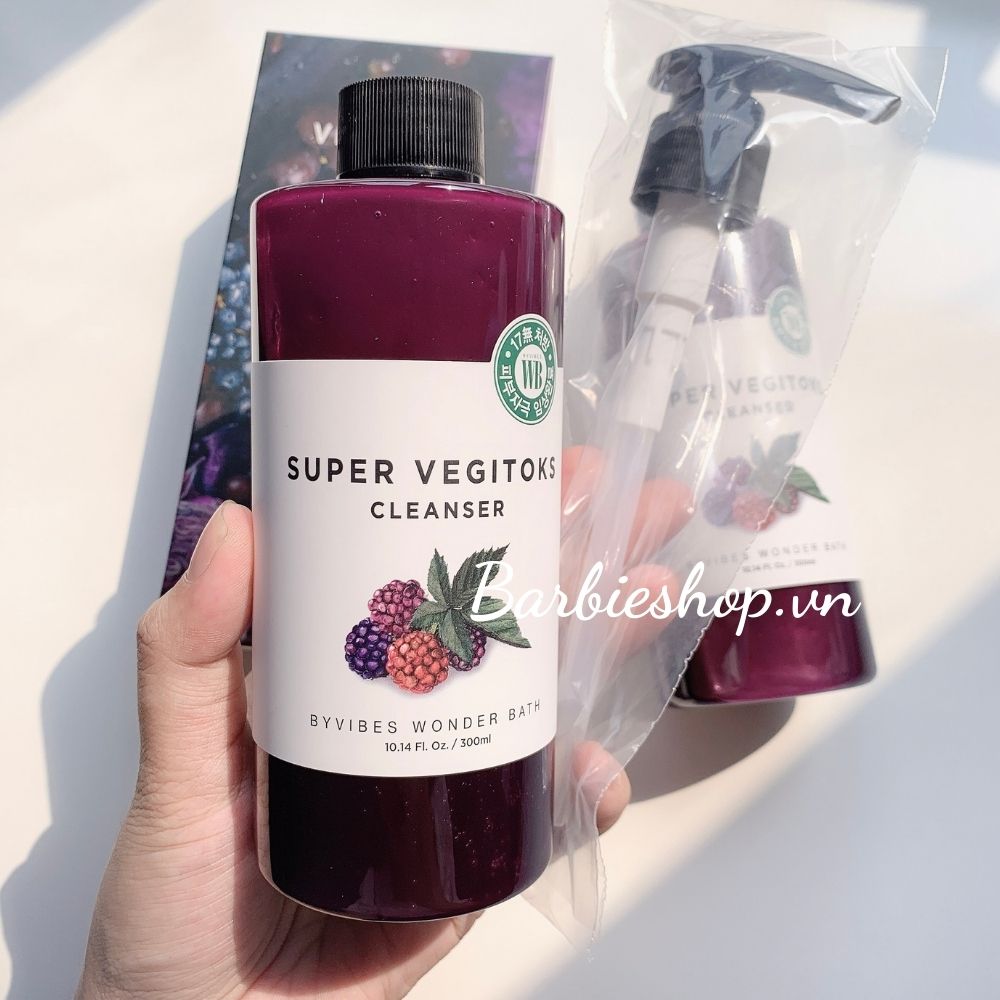 Sữa Rửa Mặt Rau Củ WB Super Vegitoks Cleanser 30ml-300ml