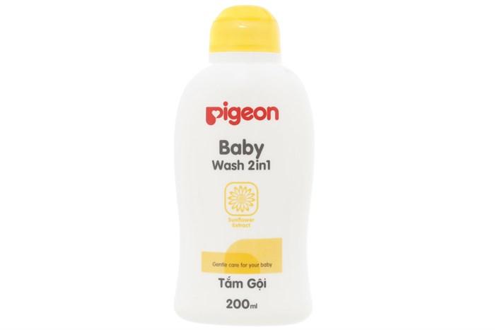 Sữa tắm gội Pigeon hoa hướng dương 200ml TẶNG 1 quyển tô màu - sua tam goi