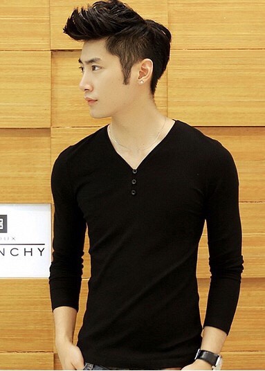 Áo thun tay dài ôm form phong cách