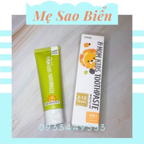 Kem đánh răng K-Mom Hàn Quốc cho bé Kmom