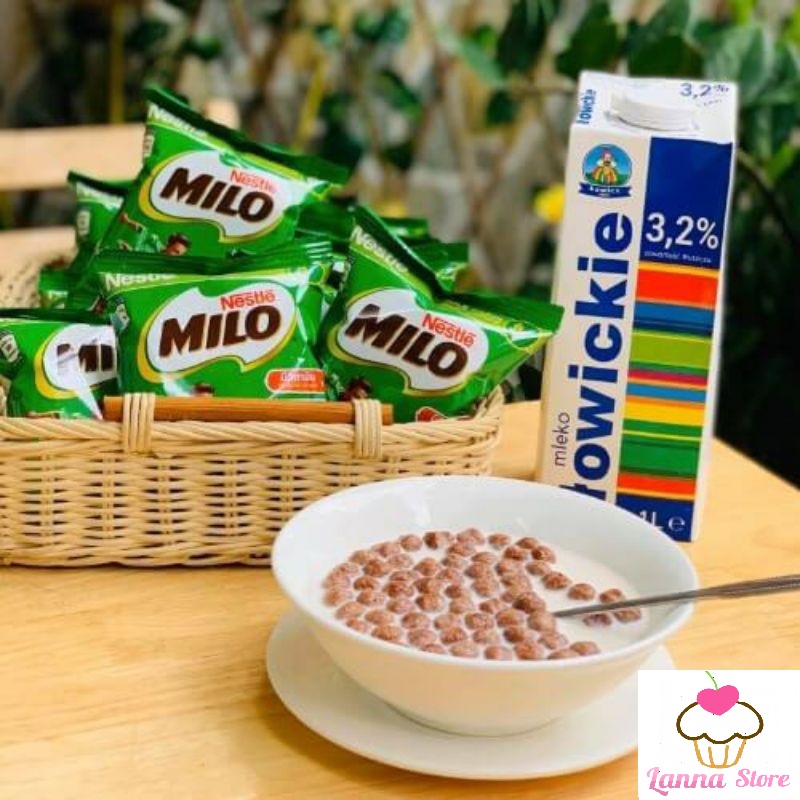 Ngũ cốc snack Nestle Milo cube ăn sáng gói 15g - Thái Lan