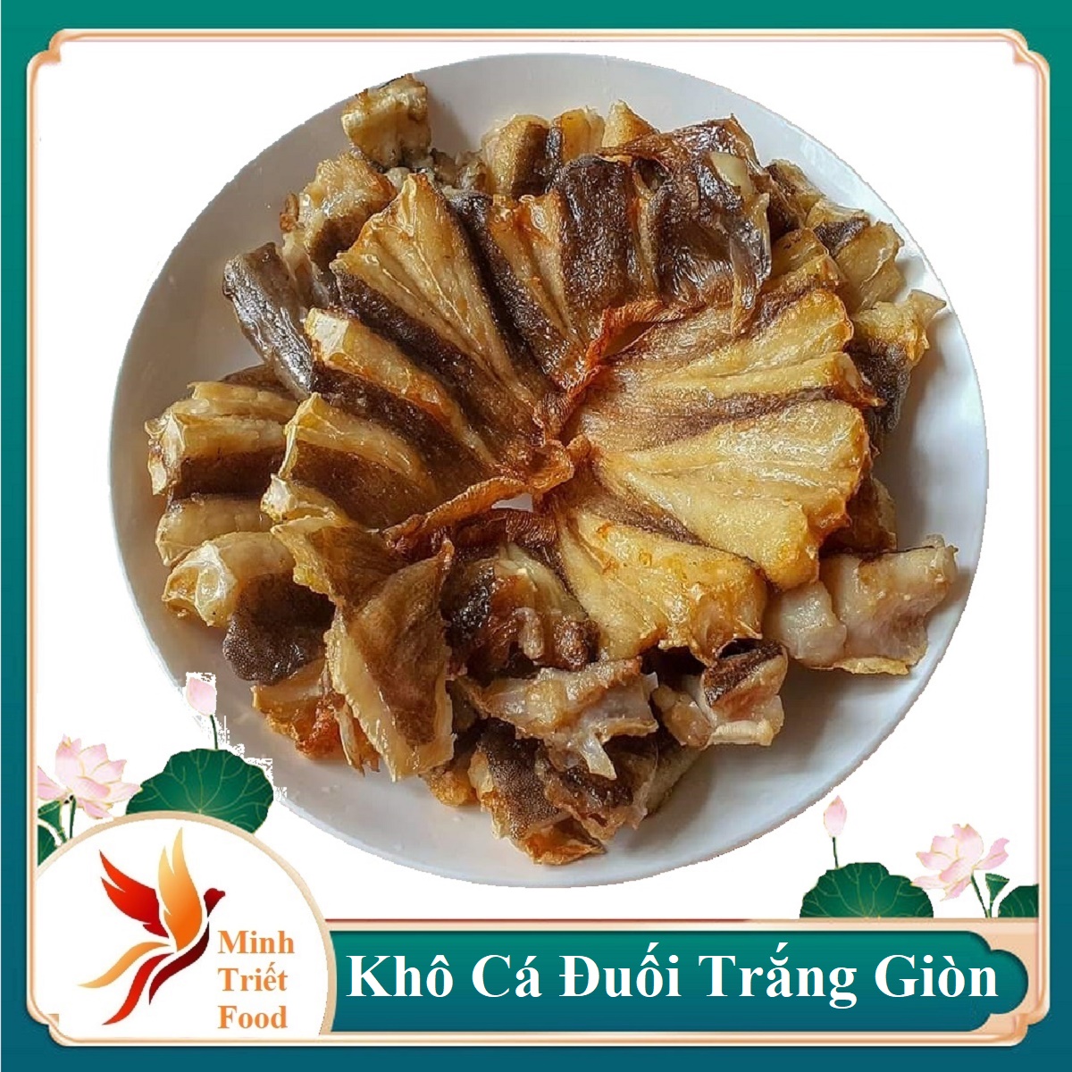 Khô cá đuối lạc 100% thượng hạng minh triết khô cá đuối lạt xẻ vạt đặc biệt không tẩm gia vị