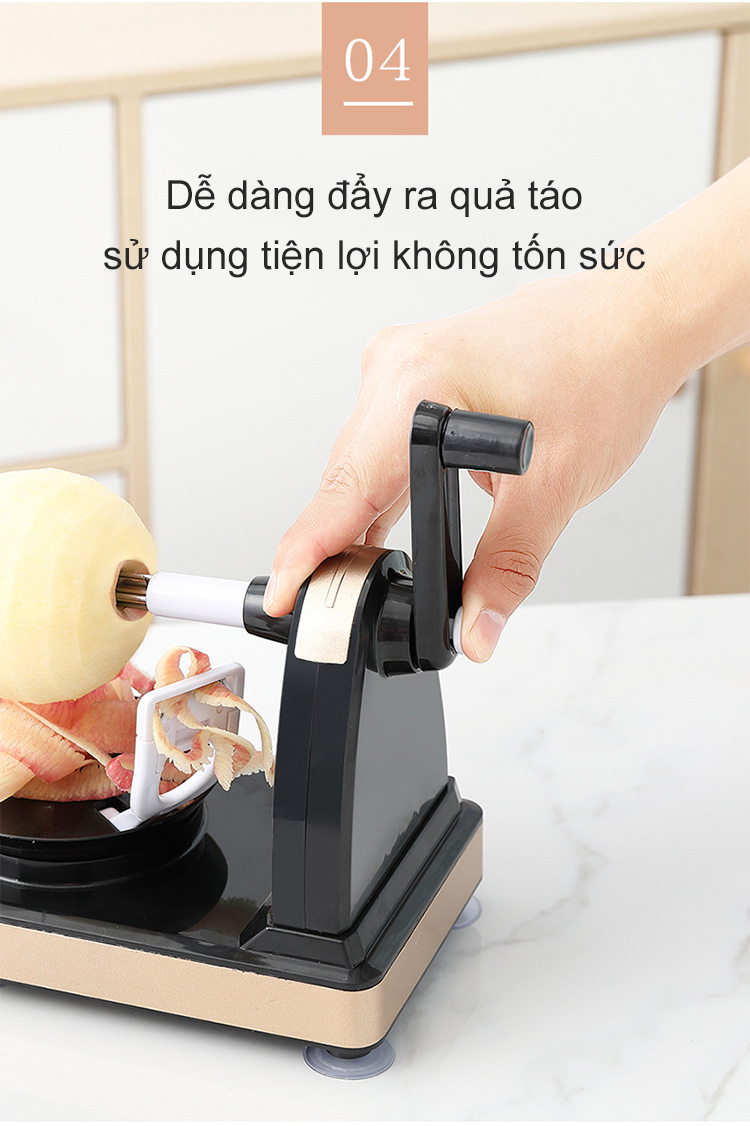 Hanrui - Máy gọt vỏ hoa quả trái cây ABS PP Germany