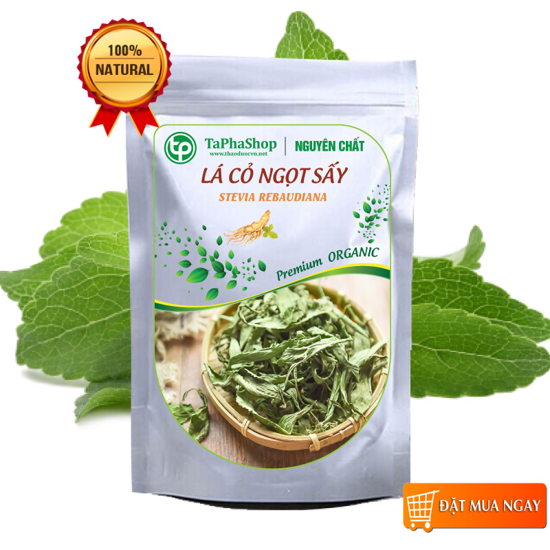 Lá cỏ ngọt sấy khô 500g - tấn phát