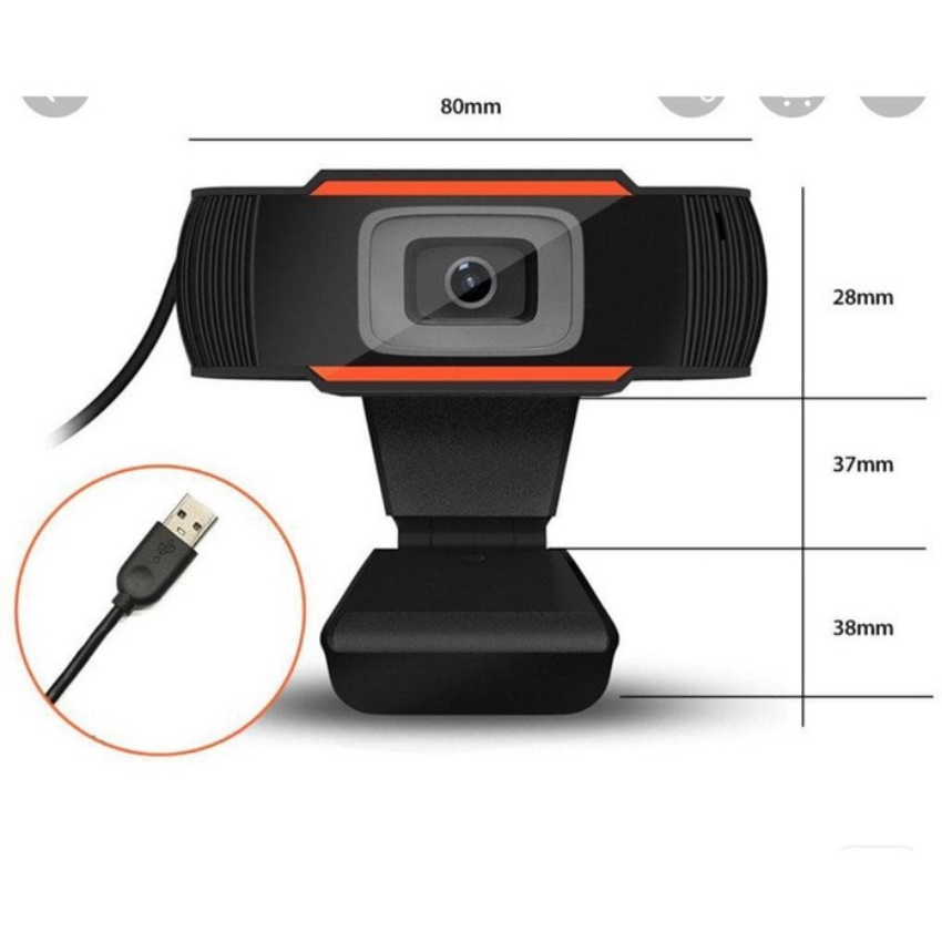 Webcam HD 720P  Kèm Mic Thu Cho Máy Tính / Laptop