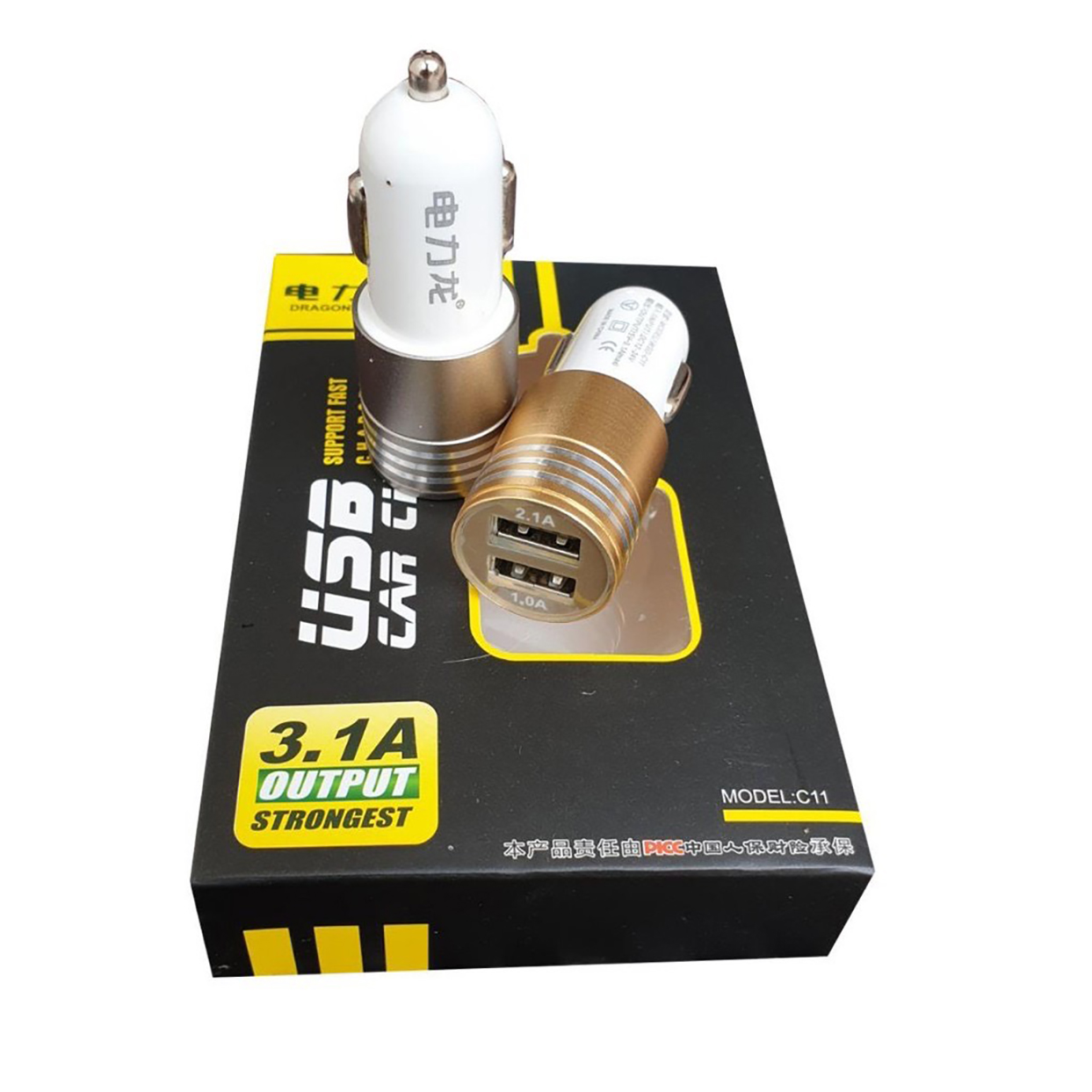 Tẩu sạc xe hơi 2 cổng USB 3.1A