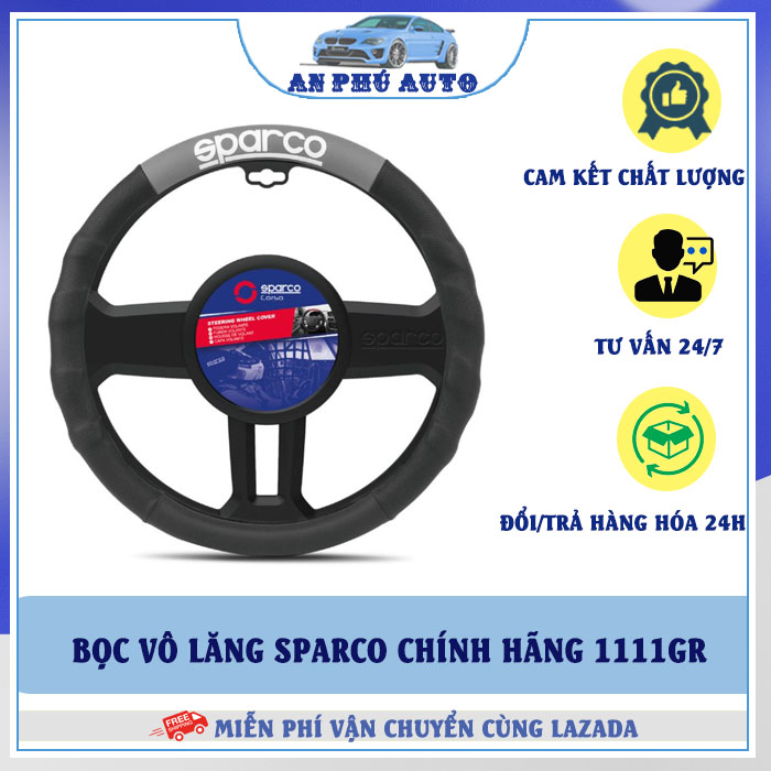 Bọc vô lăng Sparco 1111GR