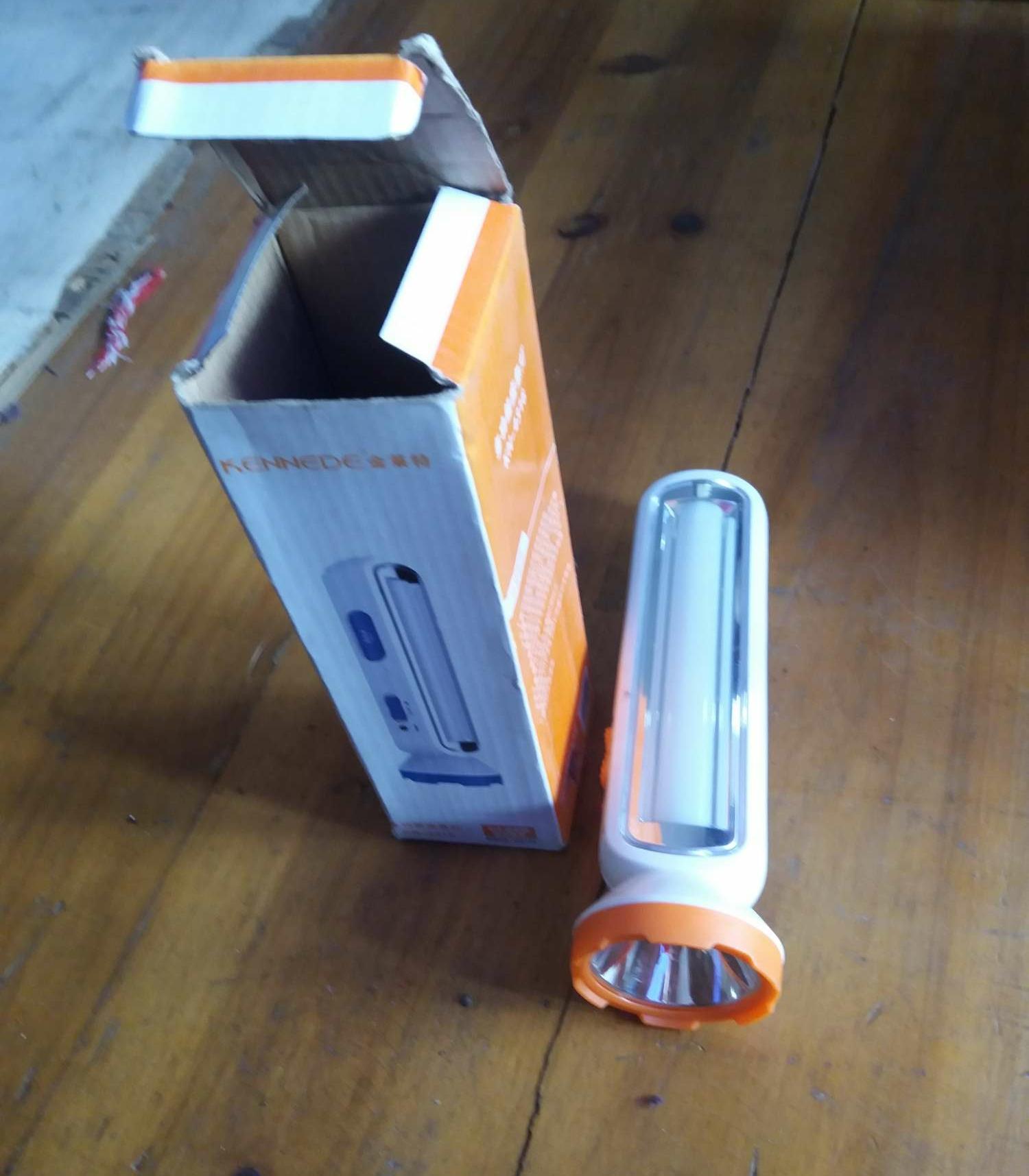 Đèn pin, đèn led tích điện 2in1 KN 4316