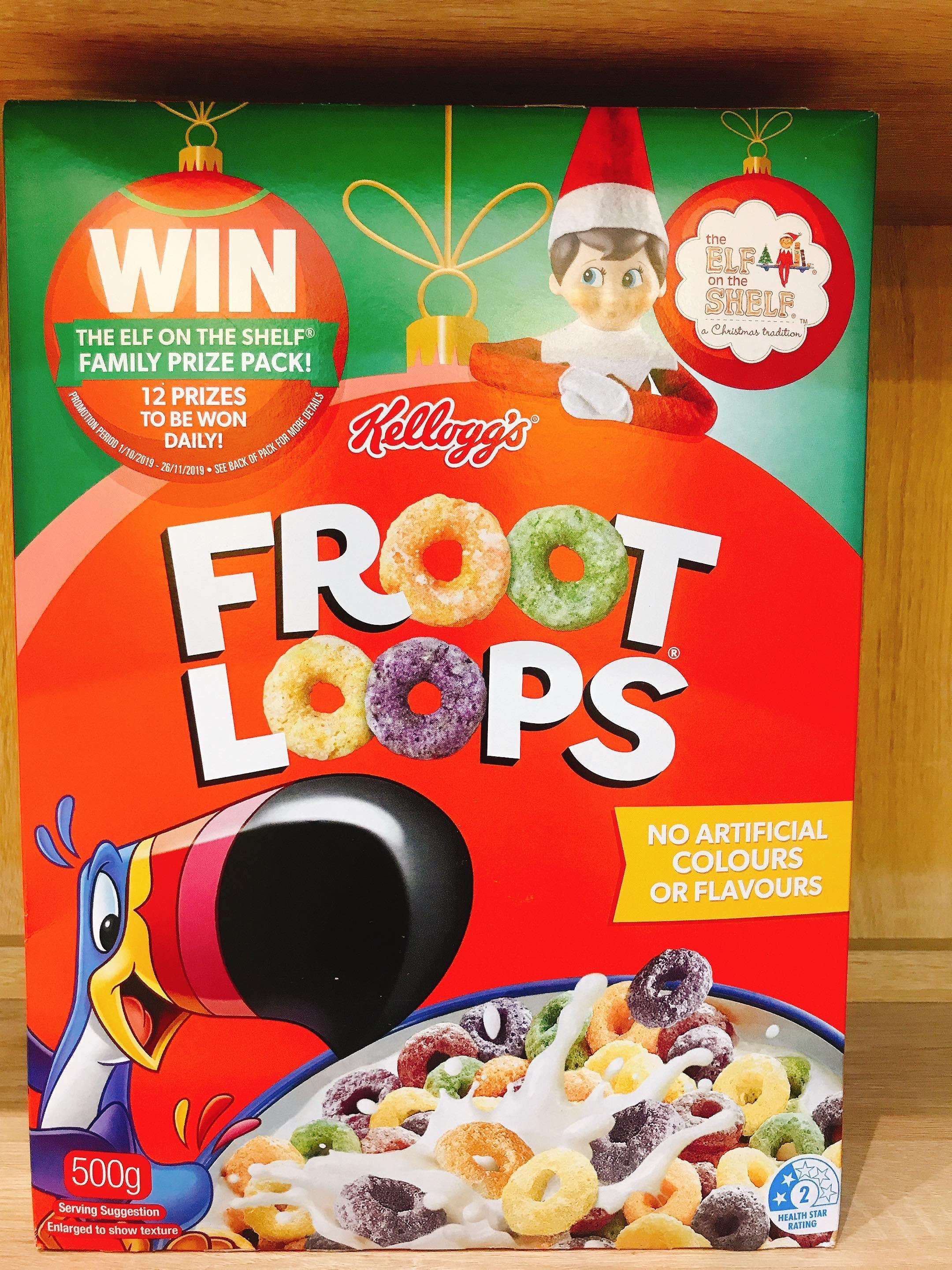Ngũ cốc Kellogg's Froot Loops 460g của Úc