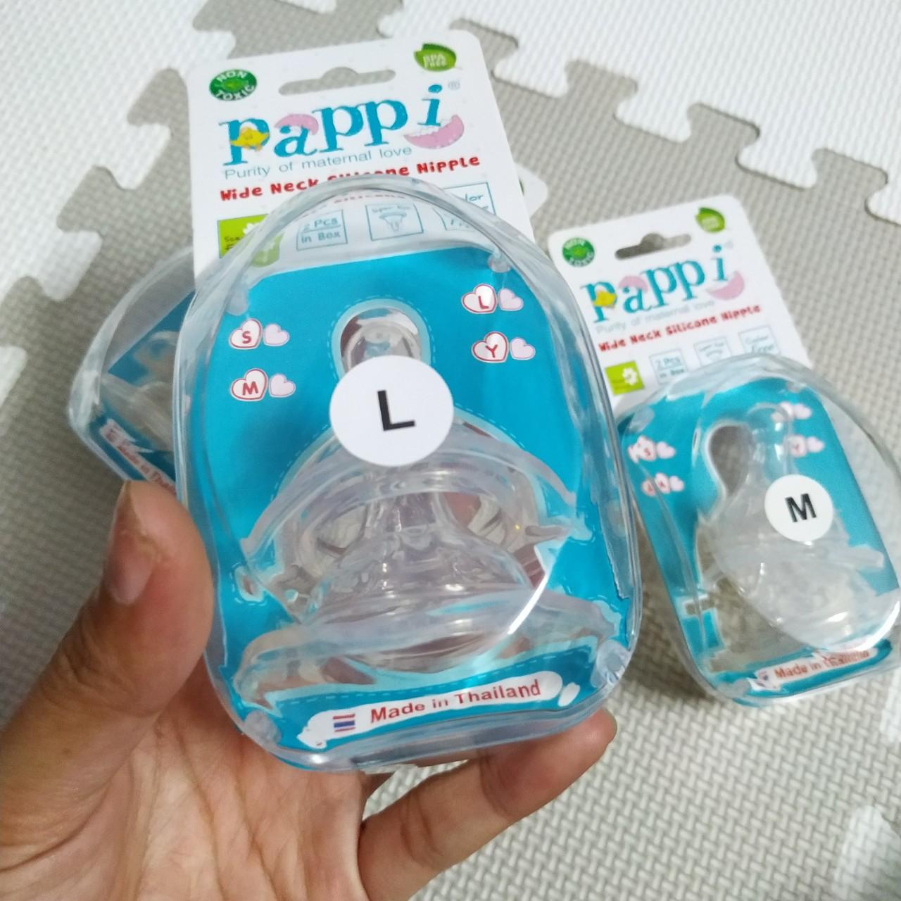 [HCM]Núm Ti Cổ Rộng Siêu Mềm Pappi size S M L