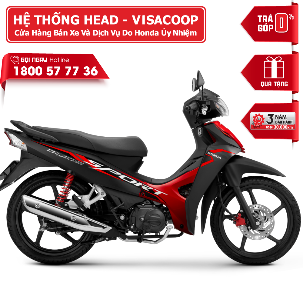 Xe máy Honda BLADE phiên bản Thể thao
