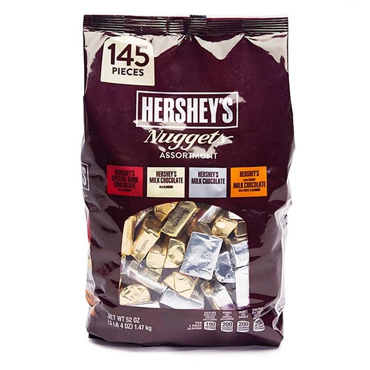 Kẹo Chocolate Hershey Nuggets 1,47Kg Của Mỹ