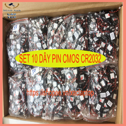 VỈ 10 PIN DÂY CMOS CR2032 LAPTOP , PC 3V
