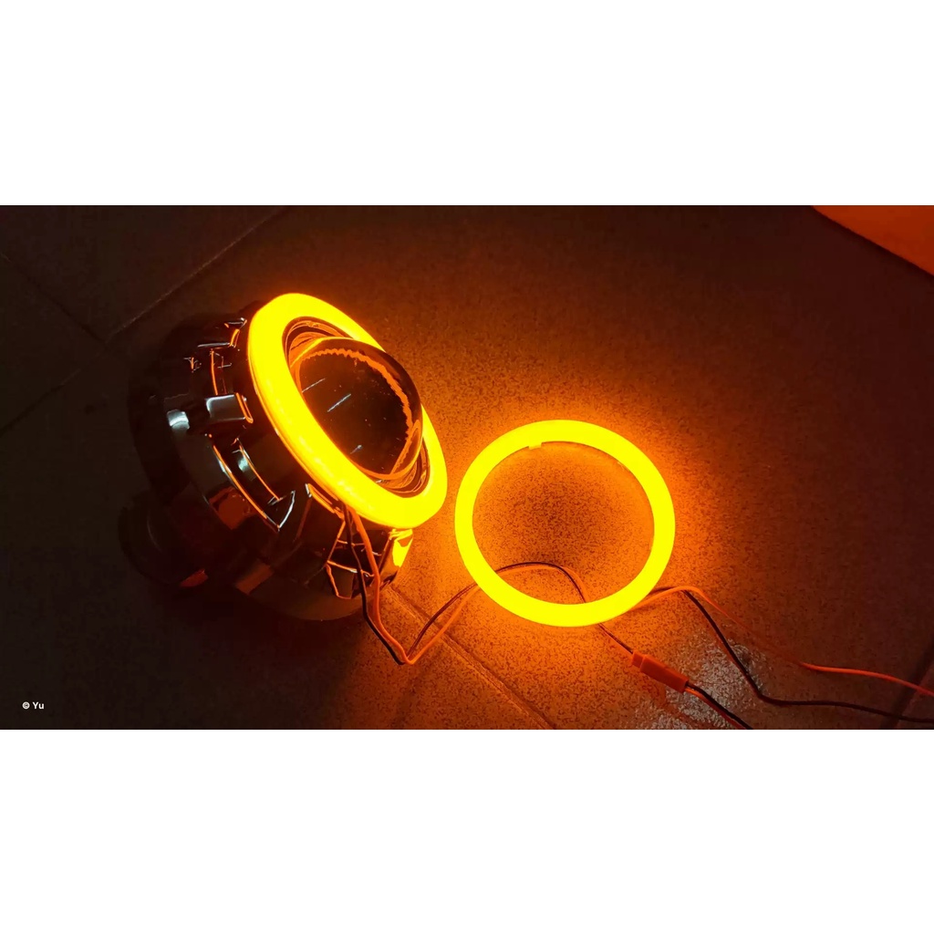 Đèn LED Ô Tô Vòng Tròn Mắt Thiên Thần 2 Chế Độ