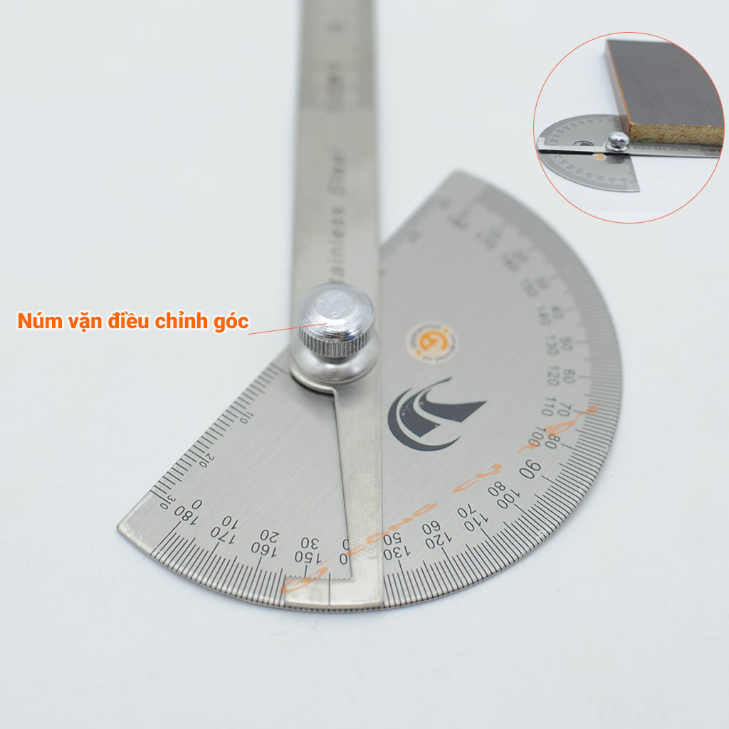 Thước đo góc 180 độ