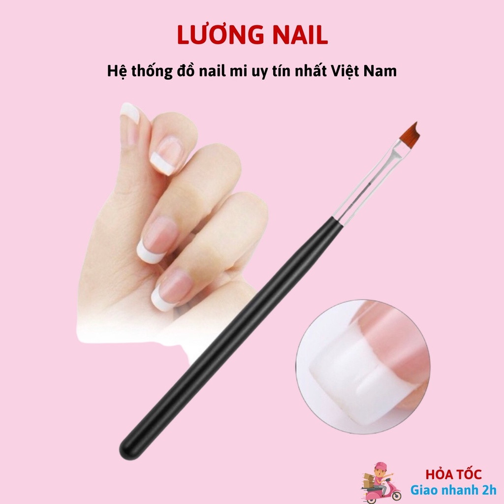Cọ fen đầu móng cọ vẽ french đầu móng nail