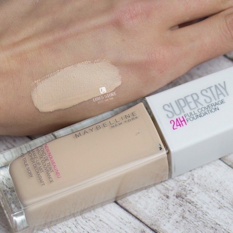 [Nhập RAISINGSTAR18, giảm 30k cho đơn 99k]Kem Nền Maybelline Super Stay 24h Full Coverage