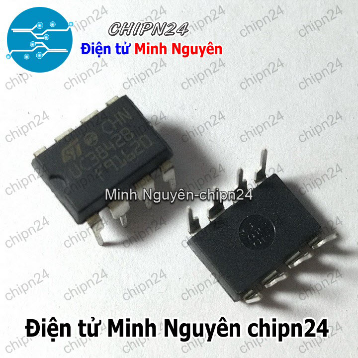 [2 con] (DT) IC UC3842B DIP-8 Hàng Tốt (UC3842 3842) - HH002522