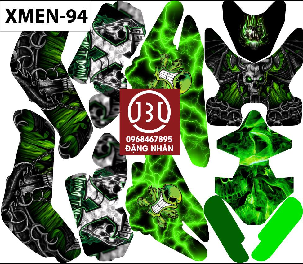 Tem trùm xe Điện xmen mã  94