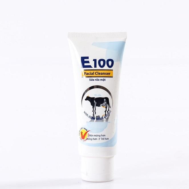 Sữa rửa mặt hương sữa bò E100 tuýp 80gram