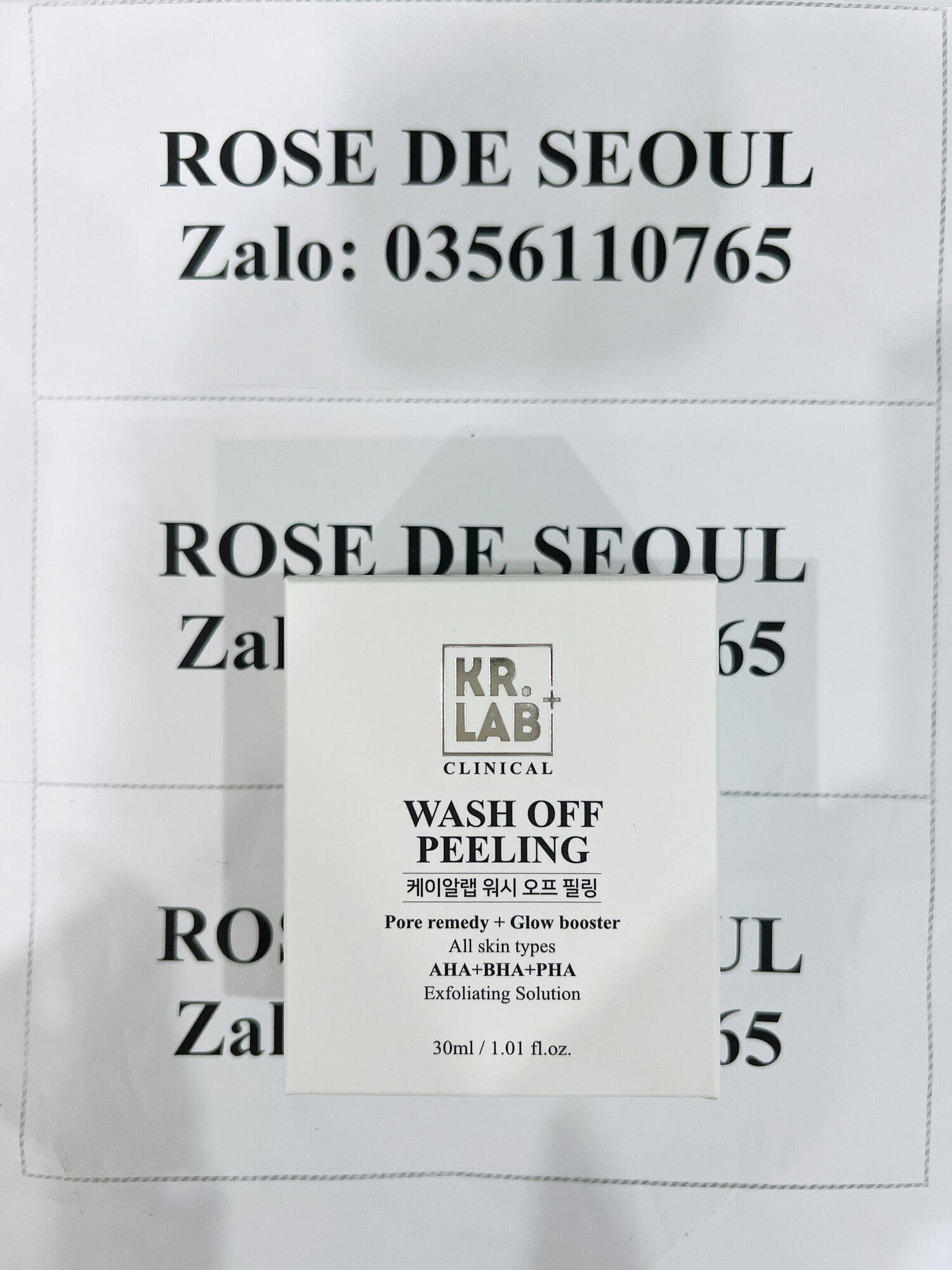 Tinh chất Peel da pha lê căng bóng Hàn Quốc KR.LAB+ 30ml