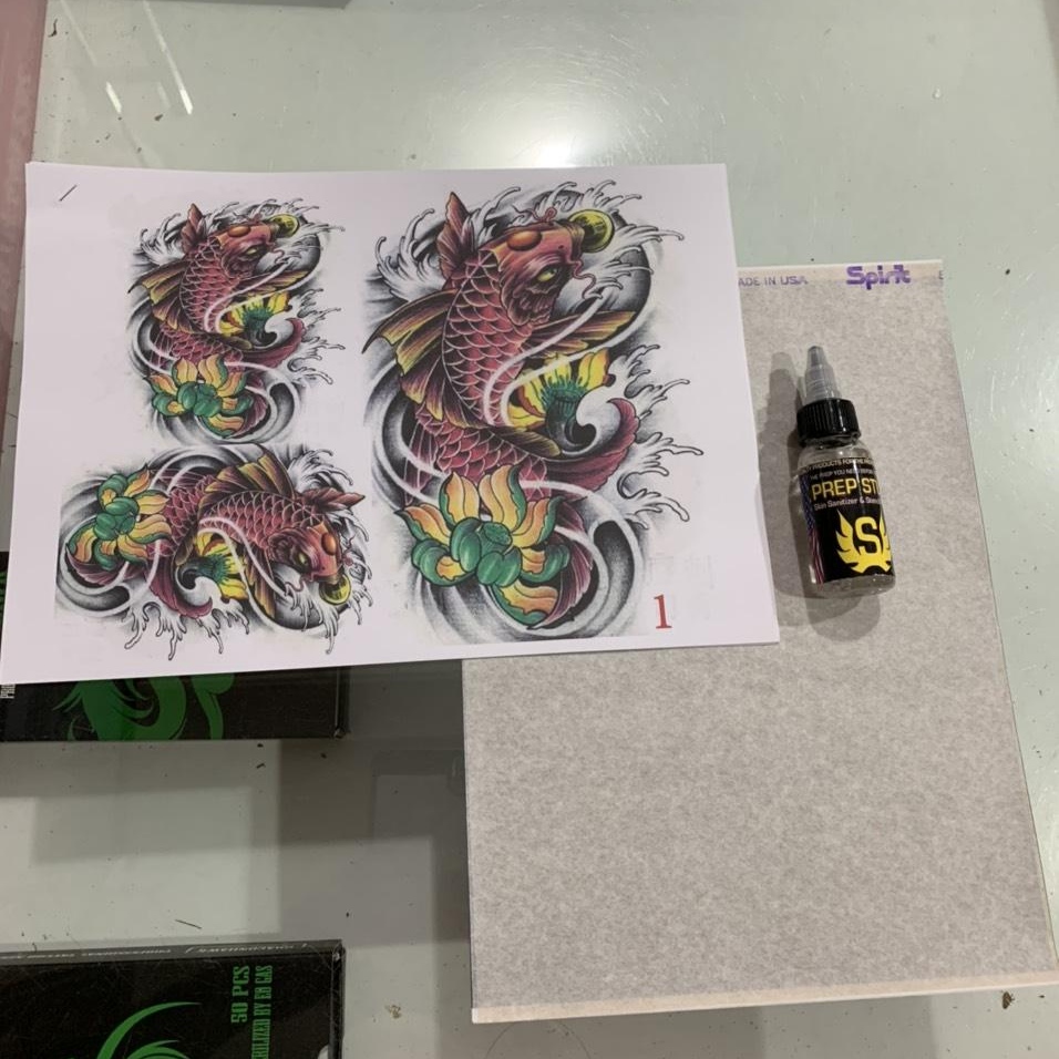 Set 3 sản phẩm Scan hình xăm mẫu