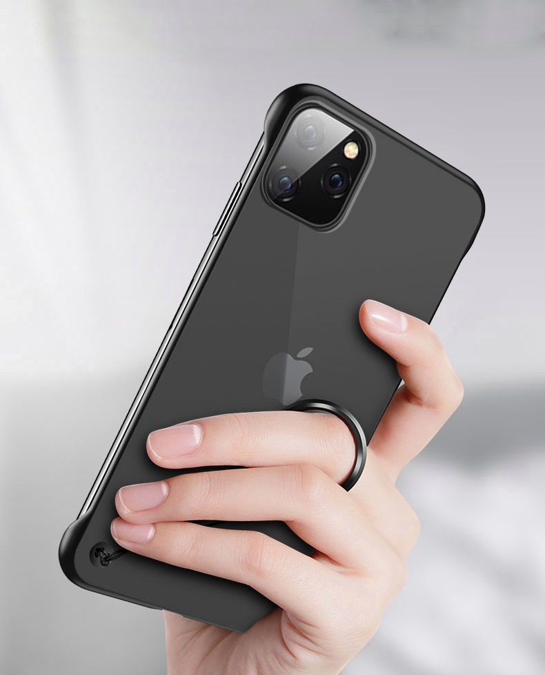 Ốp lưng Iphone 11 Pro Max nhám mờ siêu mỏng không bo viền ôm khít máy