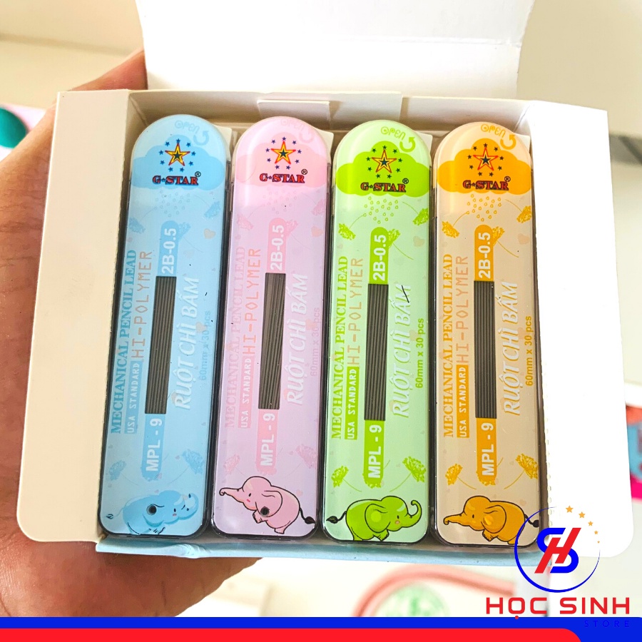 Hộp 12 túyp ruột chì bấm gstar mpl - 9 2b 0.5mm