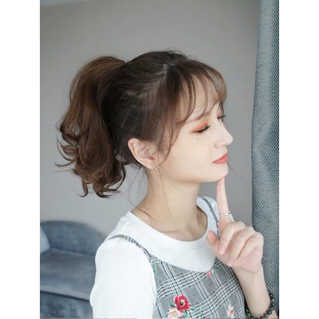 TÓC GIẢ NGOẠM XOĂN NGẮN (KÈM HÌNH THẬT)