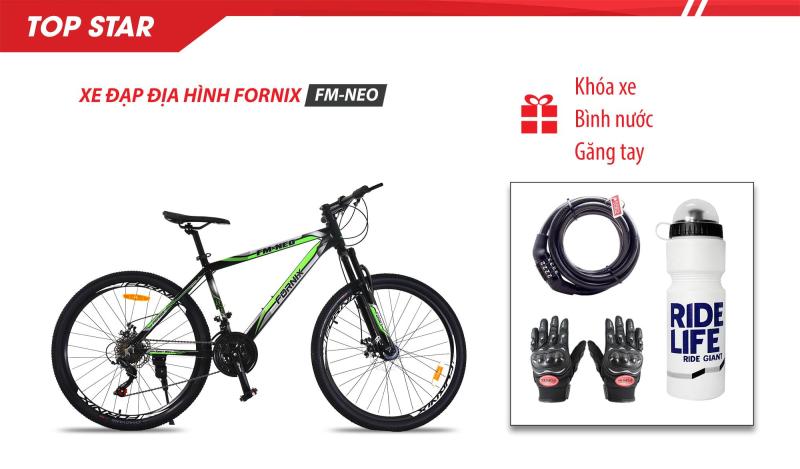 Mua Xe đạp địa hình thể thao FM26- NEO, vòng bánh 26 - Bảo hành 12 tháng + (gift) Găng tay, Bình nước, Khóa xe cao cấp