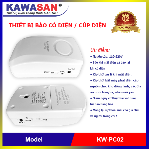 THIẾT BỊ BÁO CÚP ĐIỆN KW-PC02