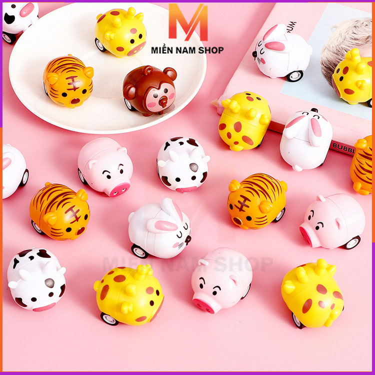 Đồ chơi xe thú mini chạy cót siêu đáng yêu cho bé