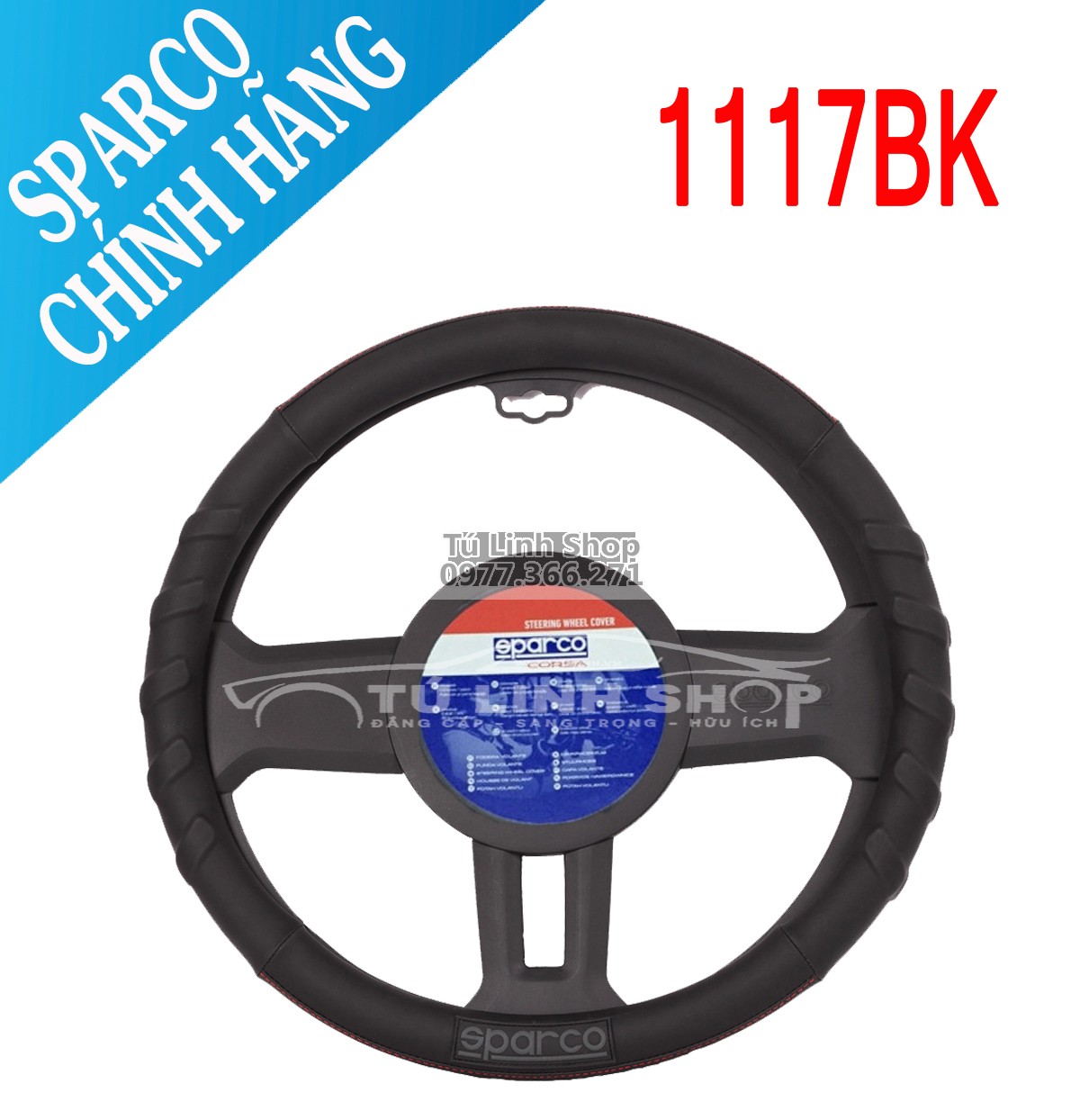 Bọc vô lăng chính hãng SPARCO Italia - Full mẫu và màu sắc