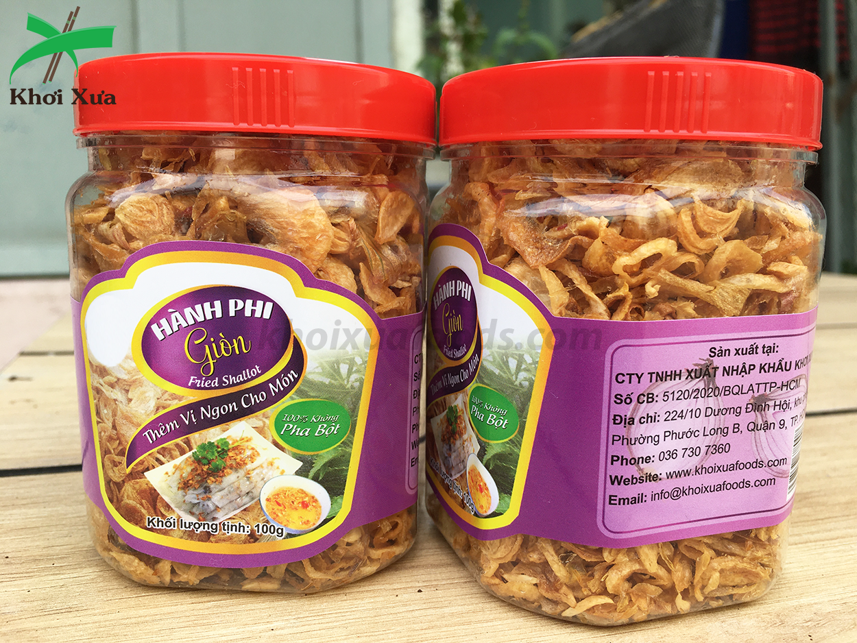 [HCM][HÀNH PHI KHƠI FOODS] Hộp 100g Hành Phi Nguyên Chất