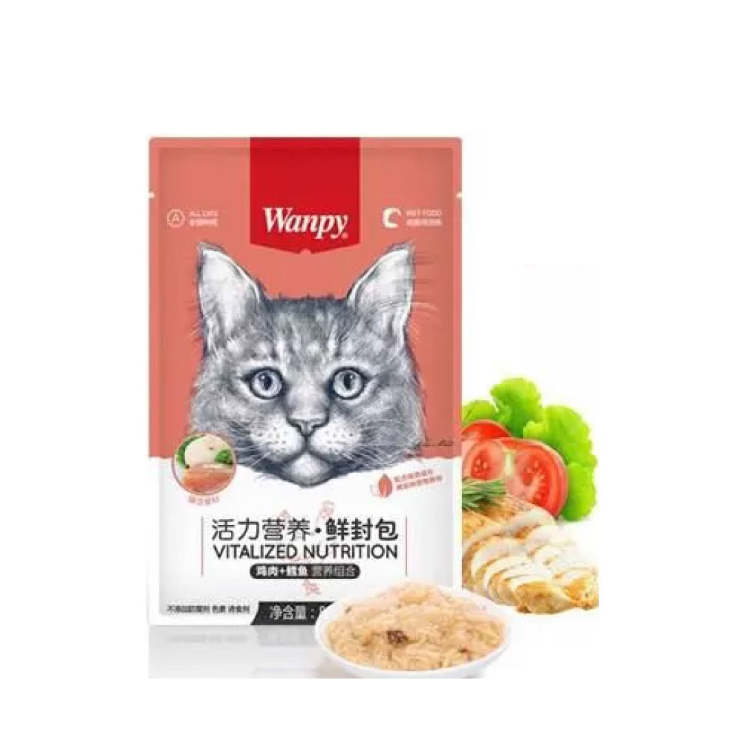 Pate Wanpy Pate cho mèo gói 80G