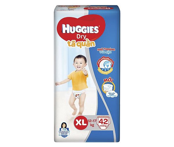 Bỉm Huggies XL quần 42 miếng
