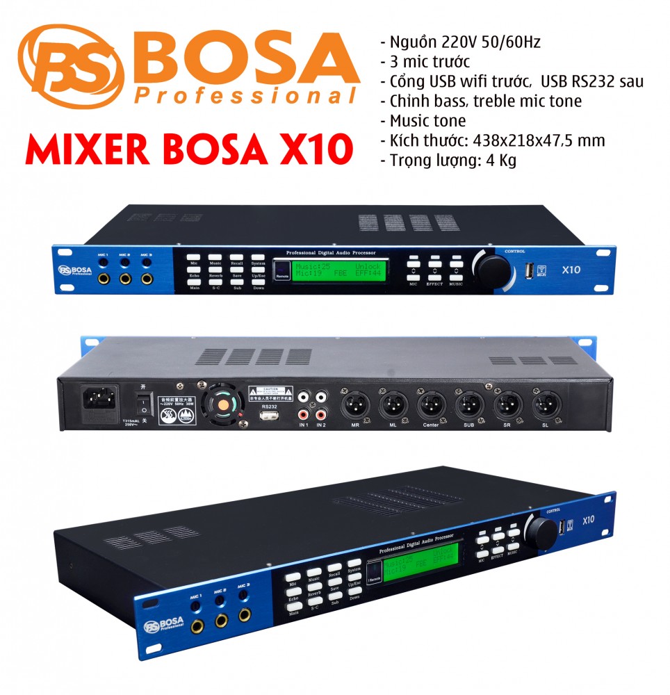 [HCM][Trả góp 0%]Vang Số Bosa X10