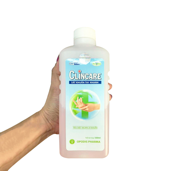 [HCM]Nước rửa tay sát khuẩn tay nhanh Clincare (500ml)