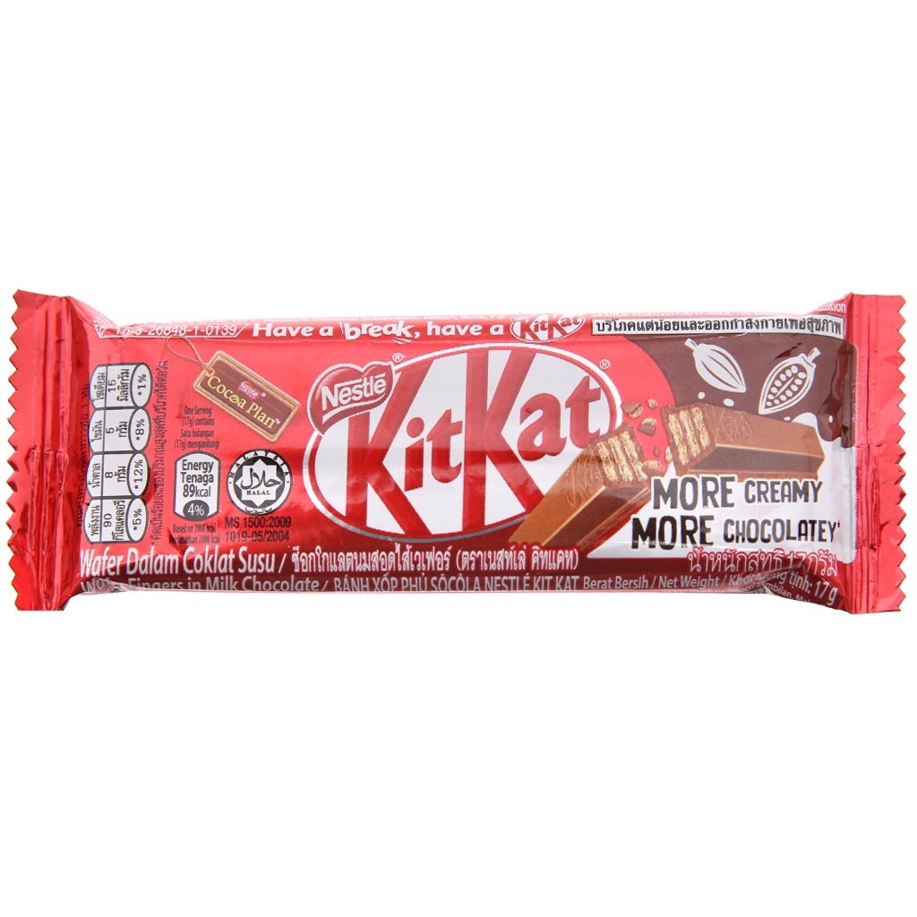 Socola KitKat Nestlé Thái Lan - Thanh 17g