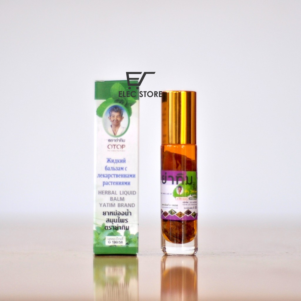 Dầu thảo mộc Otop 13 vị thảo mộc 8ml Thái Lan (date mới)