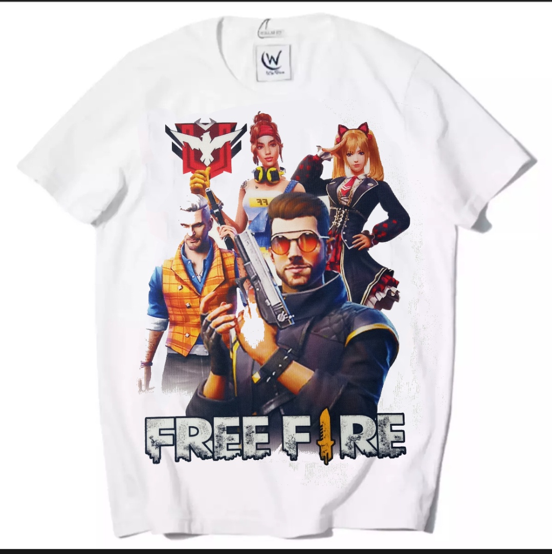 áo FREE FIRE GARENA hình in to rõ nhiều size lựa chọn