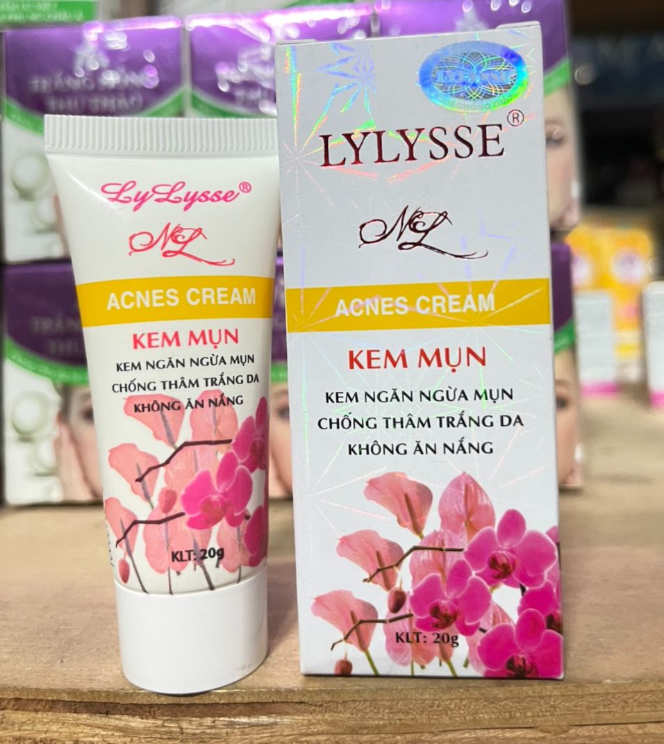 Kem mụn lylysse 20g mờ sẹo trắng da