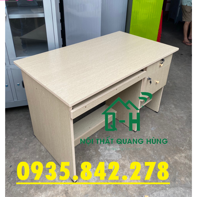 BÀN LÀM VIỆC CÓ HỘC KÉO ĐẺ MÁY TÍNH