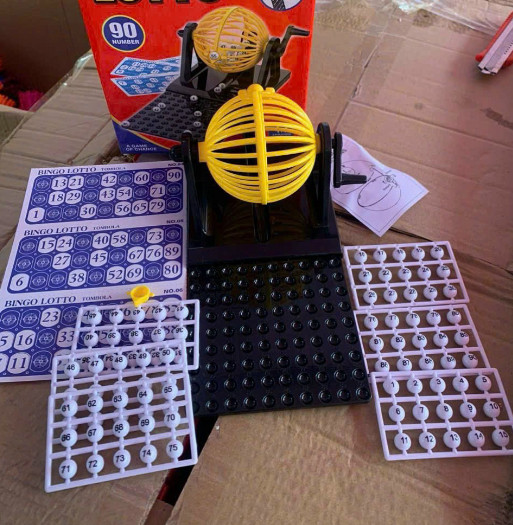 X1301 bộ trò chơi lô tô bingo hộp lớn số lớn loại mini
