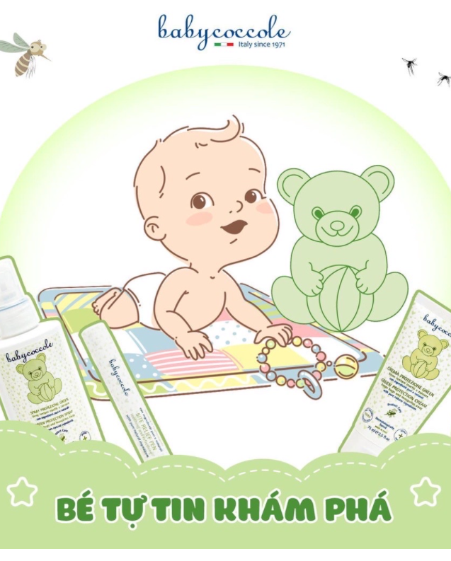Combo xua Muỗi cho Bé Babycoccole 0M+