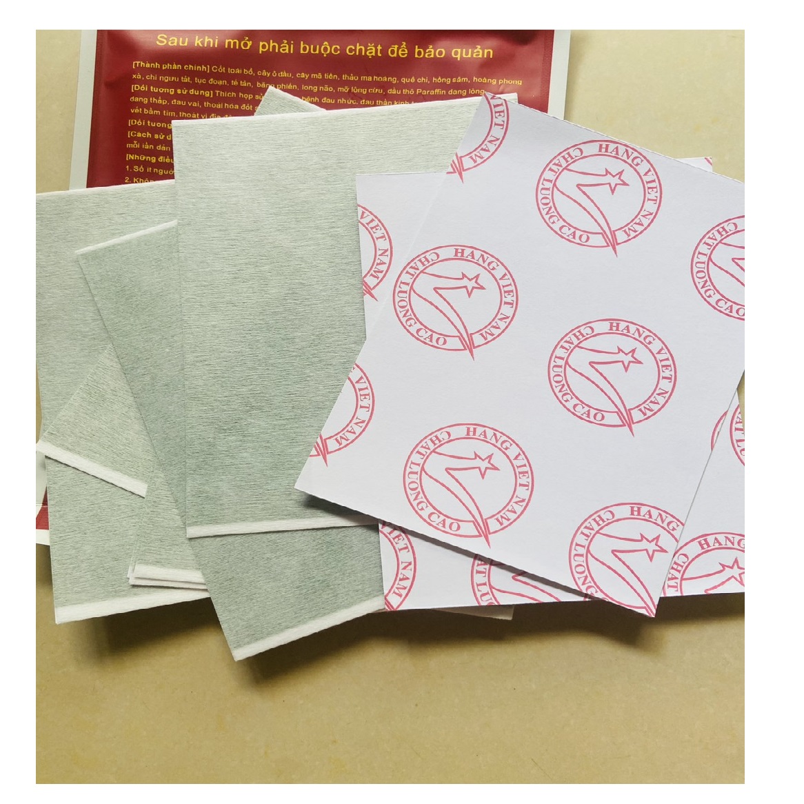 Combo 10 Miếng Cao Dán Xương Cốt Hổ Đỏ Vạn Kim - Mẫu mới