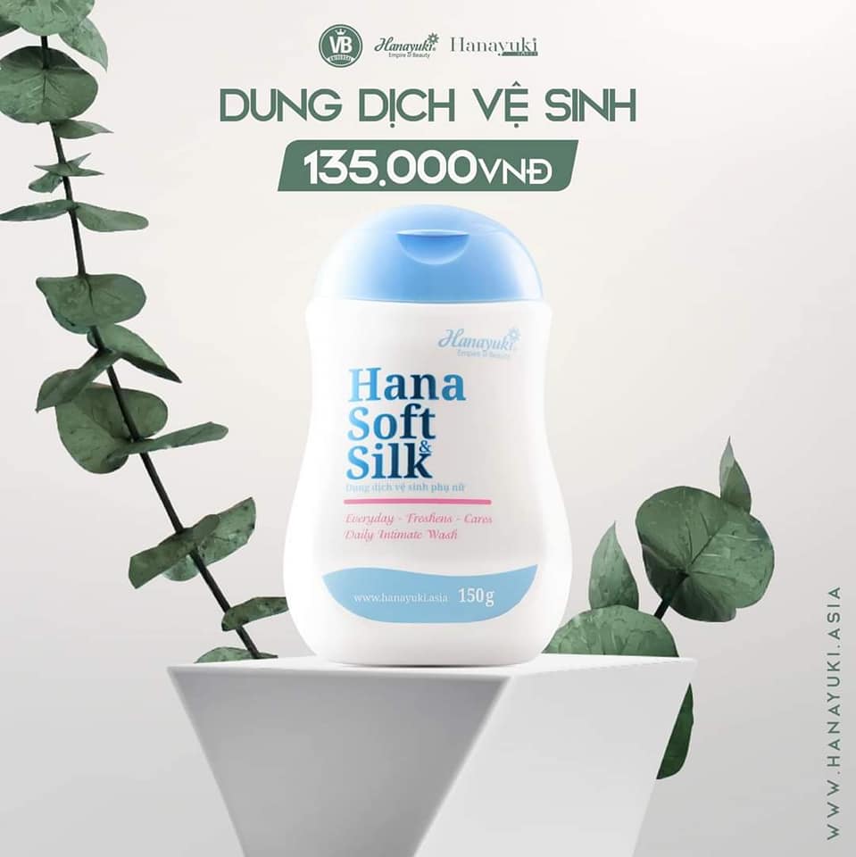 [HCM]DUNG DỊCH VỆ SINH PHỤ NỮ HANAYUKI- HANA SOFT&SILK
